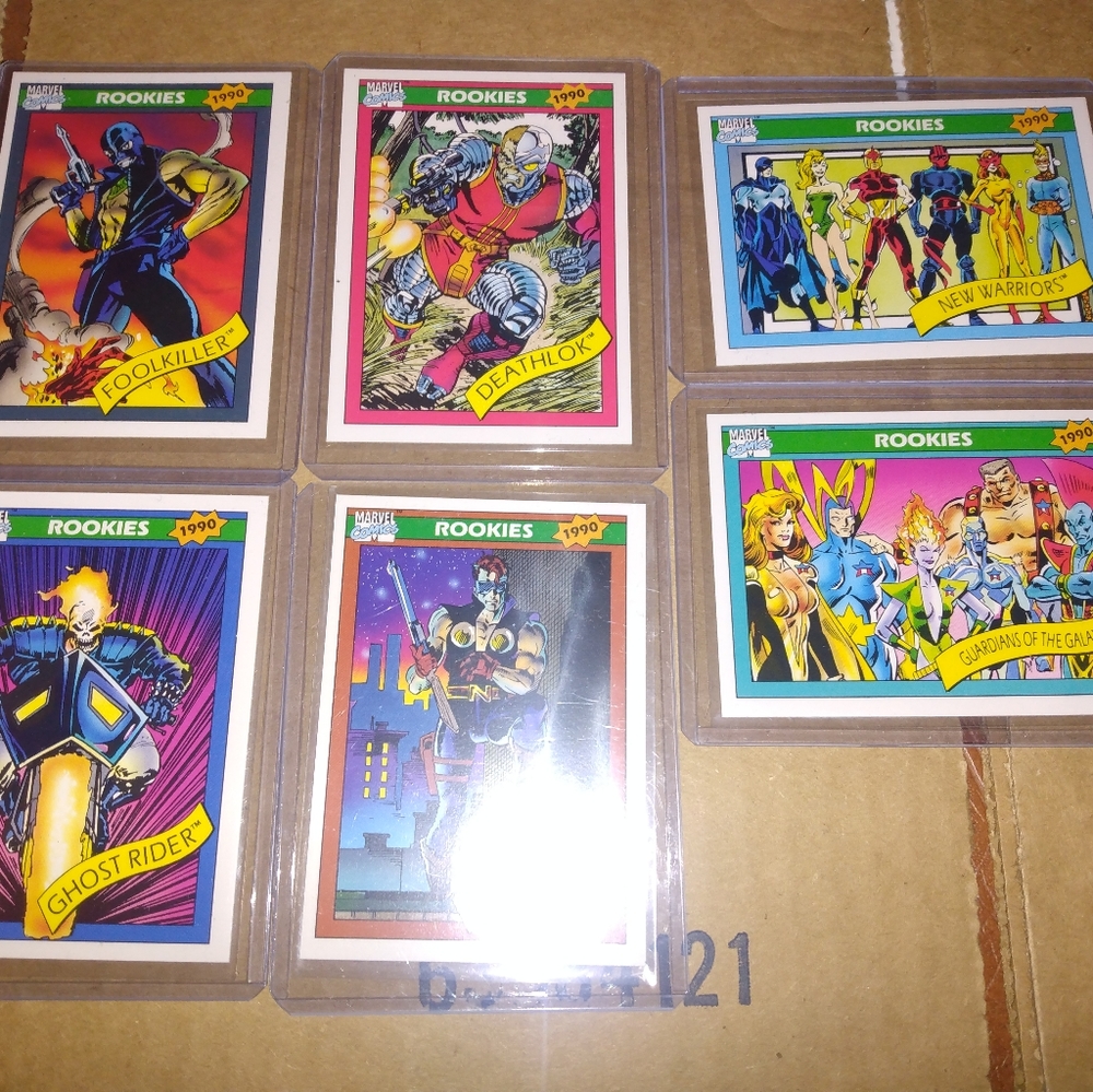 1990 Marvel Universe Impel Trading Card "Rookie" series
